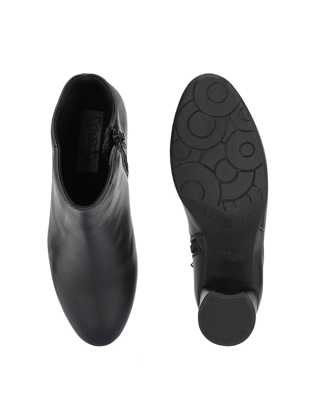 Womens Black Chelsea Boots | BT61 - view 7