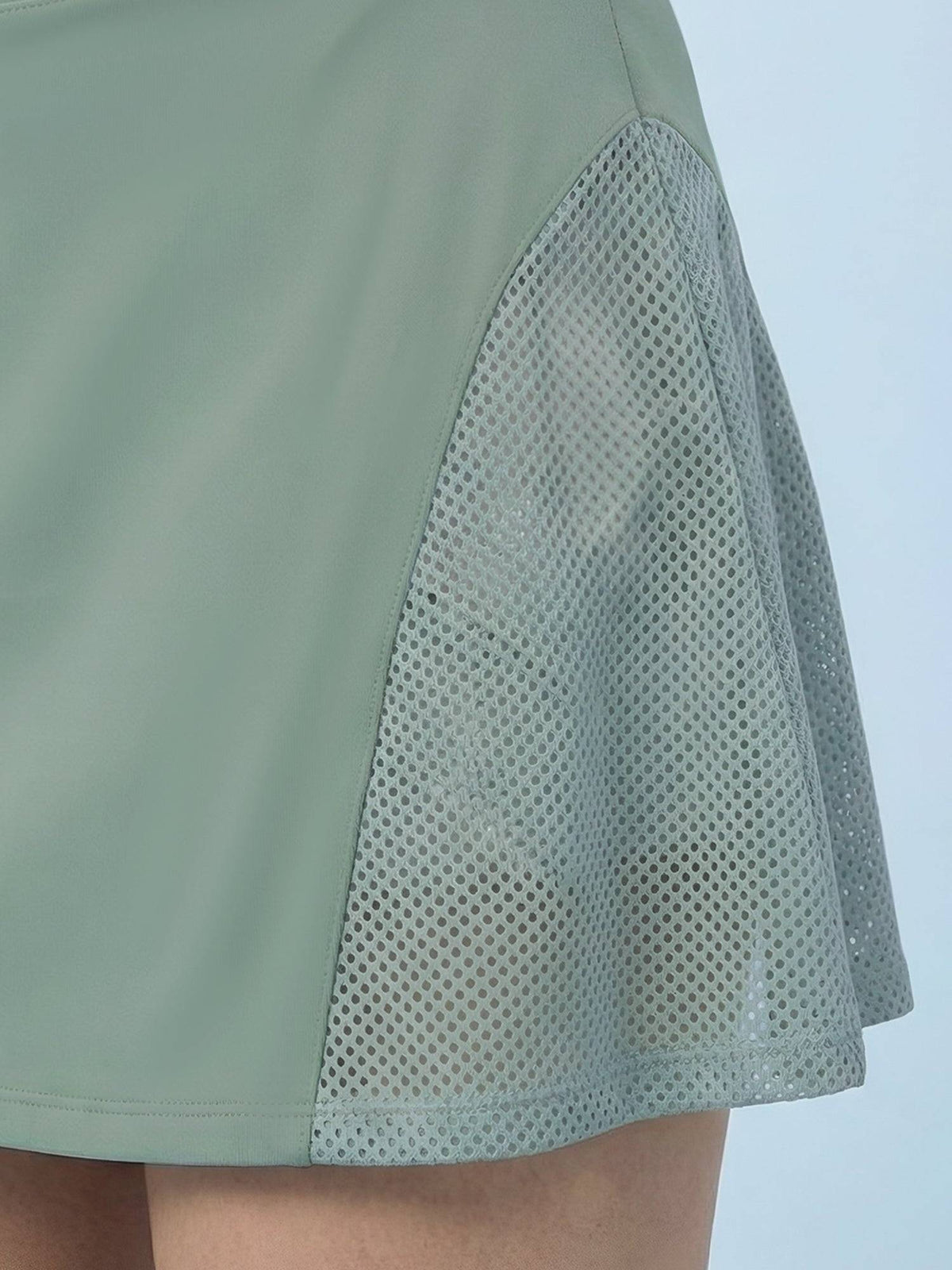 Women Green Sports with Inner Shorts & Pocket Tennis Skort - view 5