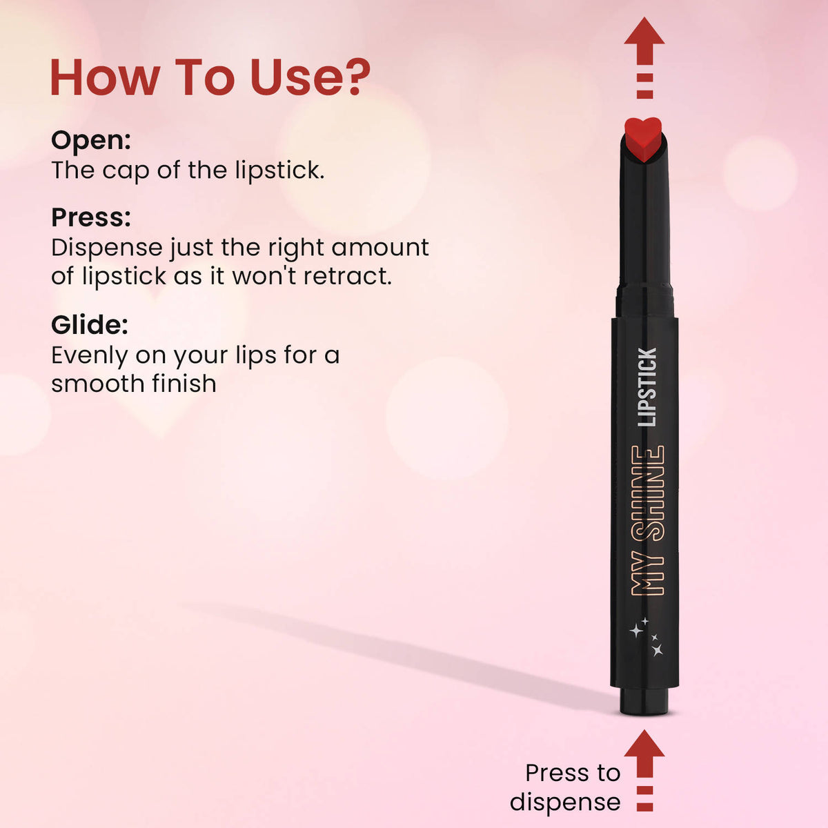 My Shine High Pigmented & Long-Lasting Lipstick Enriched with Vitamin E | L12 - view 9