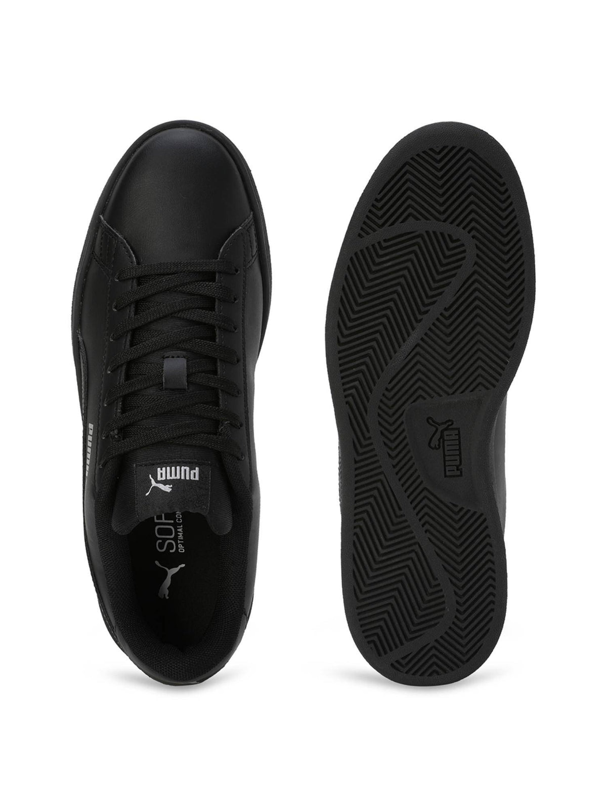 Smashic Unisex Black Sneakers (UK 3) | SN09 - view 4