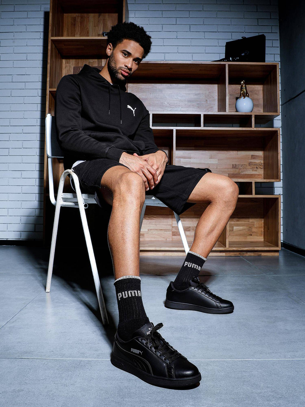Smashic Unisex Black Sneakers (UK 3) | SN09 - view 5