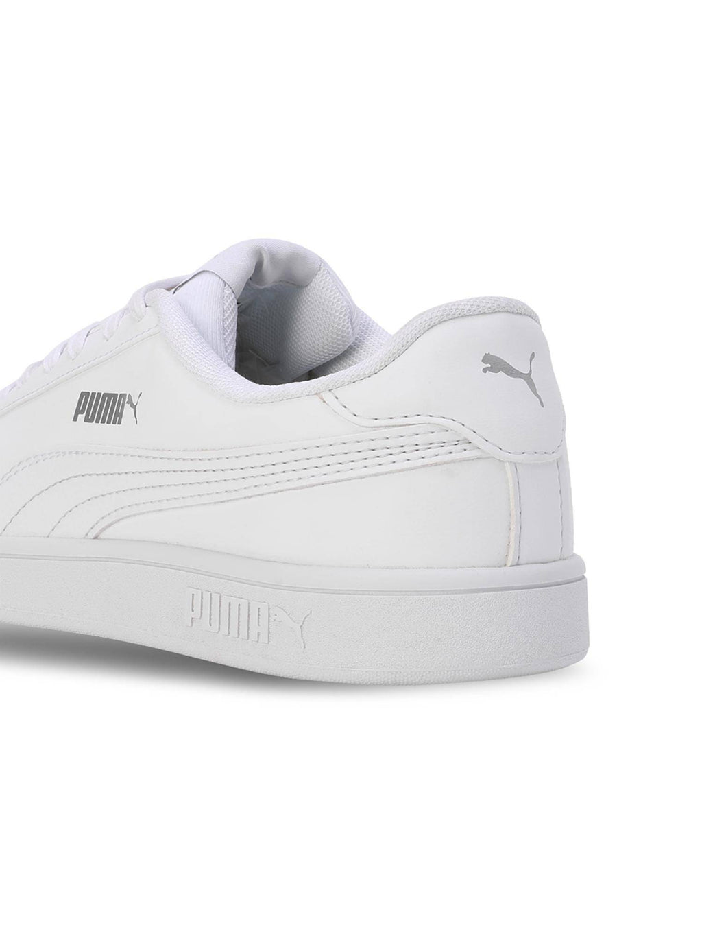 Smashic Unisex White Sneakers (UK 3) | SN09 - view 3
