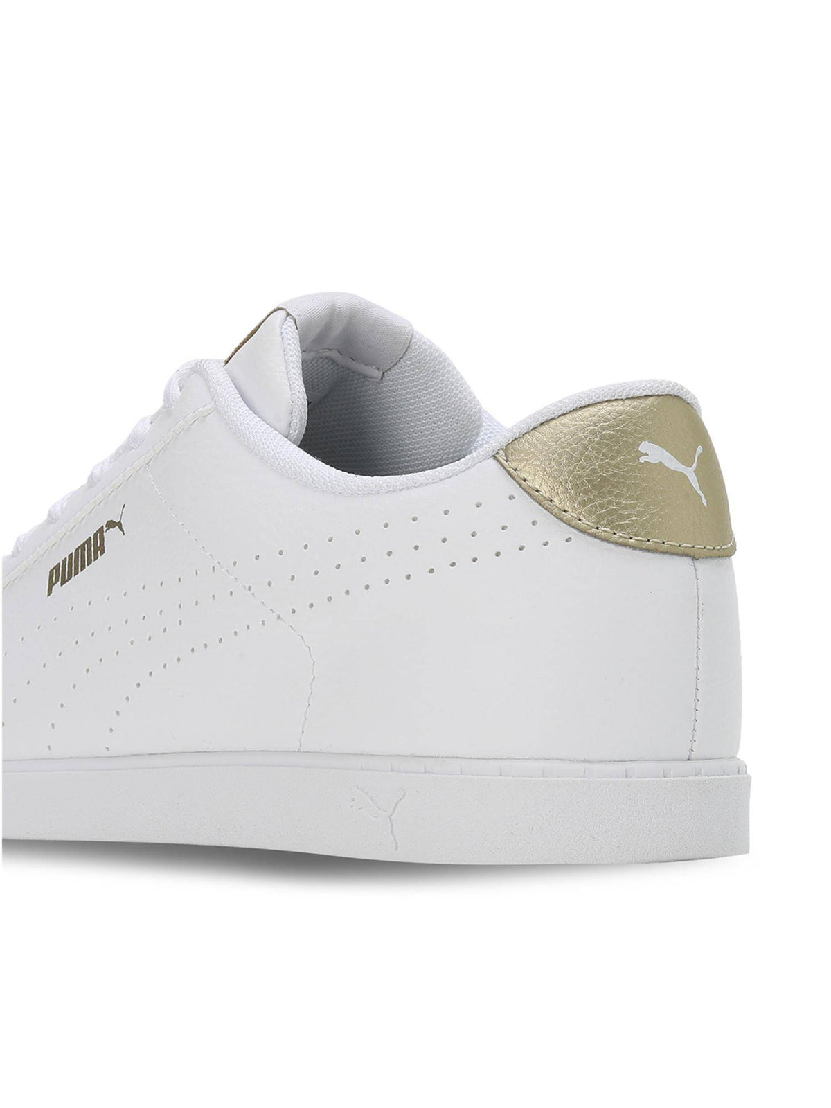 Carina Slim Perf Womens Off White & Gold Sneakers | SN09 - view 3