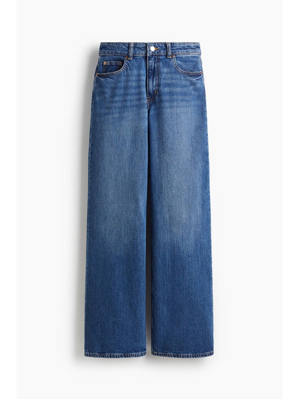 Women Blue Wide High Jeans | ST23 - view 6