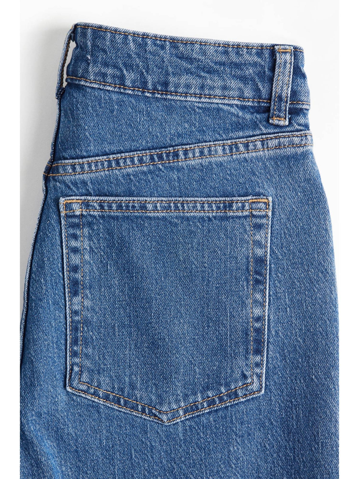 Women Blue Wide High Jeans | ST23 - view 7