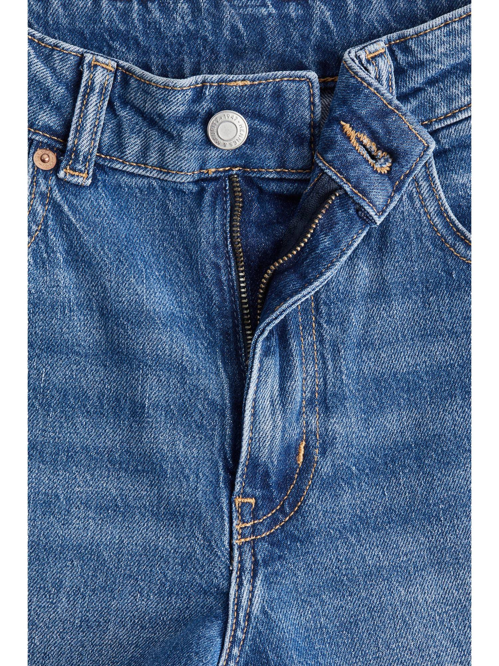 Women Blue Wide High Jeans | ST23 - view 8