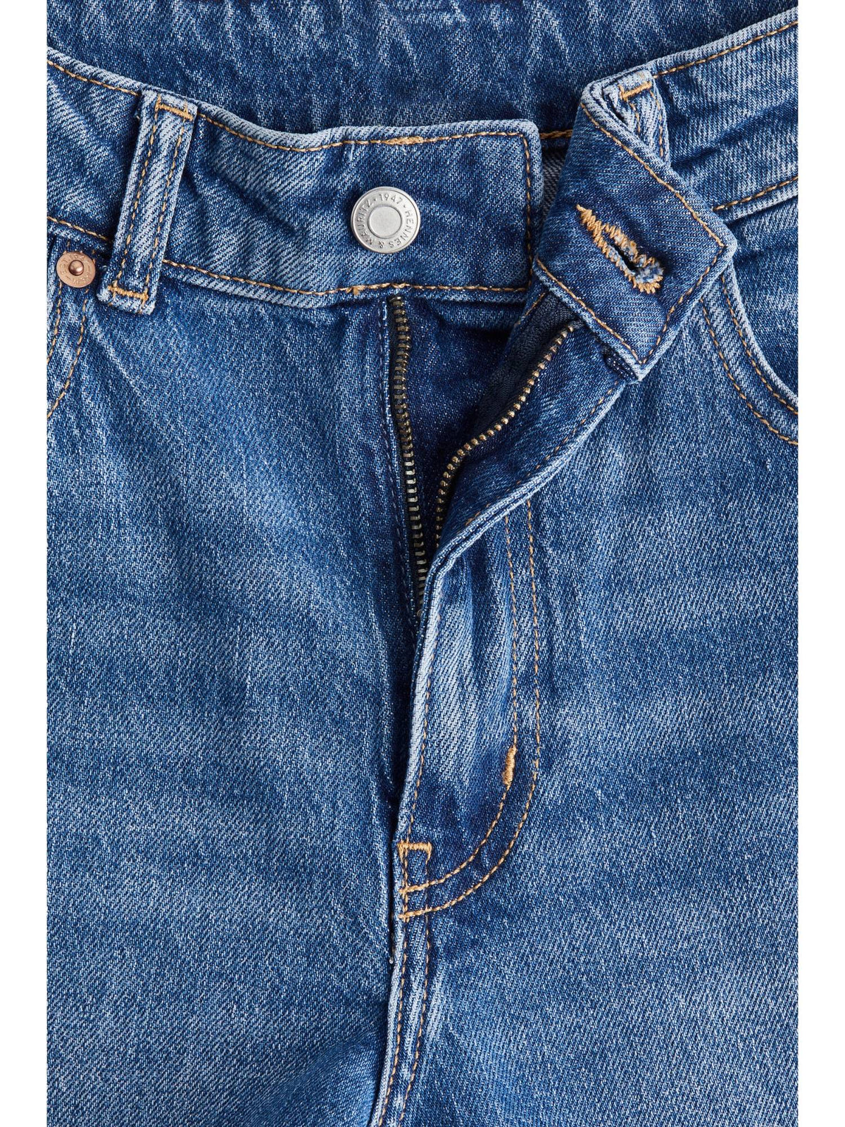 Women Blue Wide High Jeans | ST23 - view 8