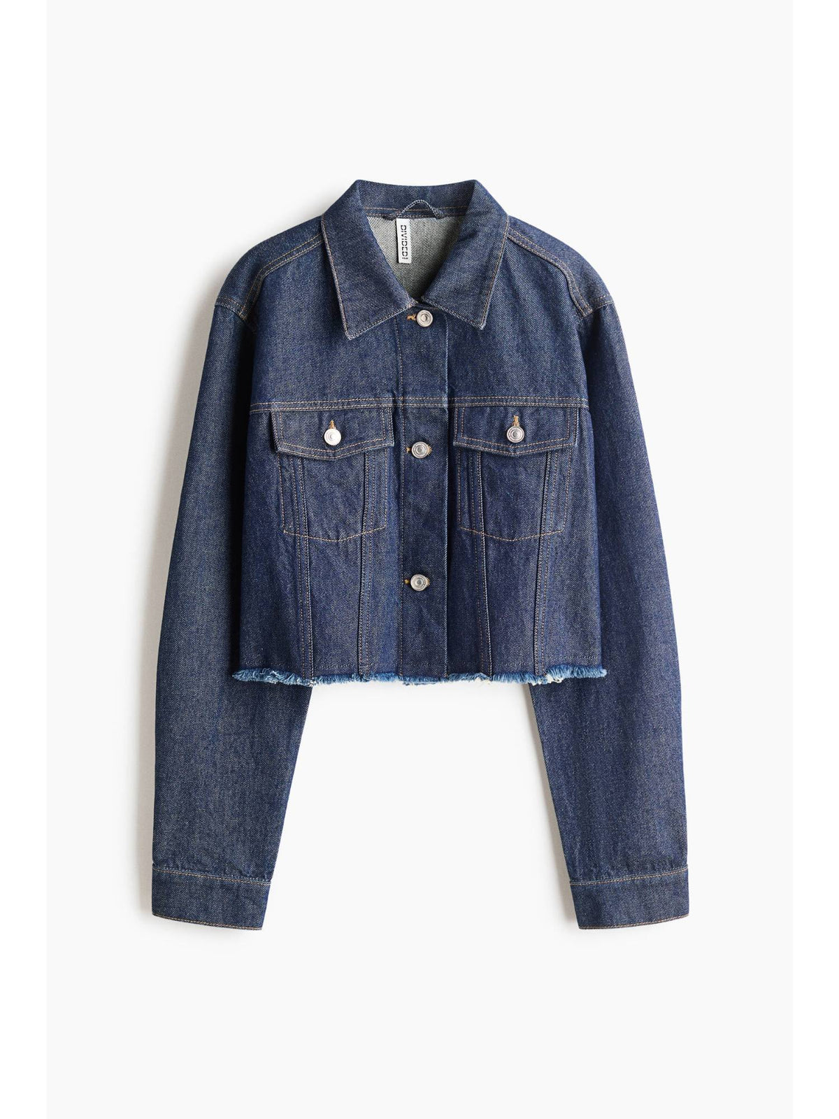 Women Blue Cropped denim jacket | JC78 - view 5