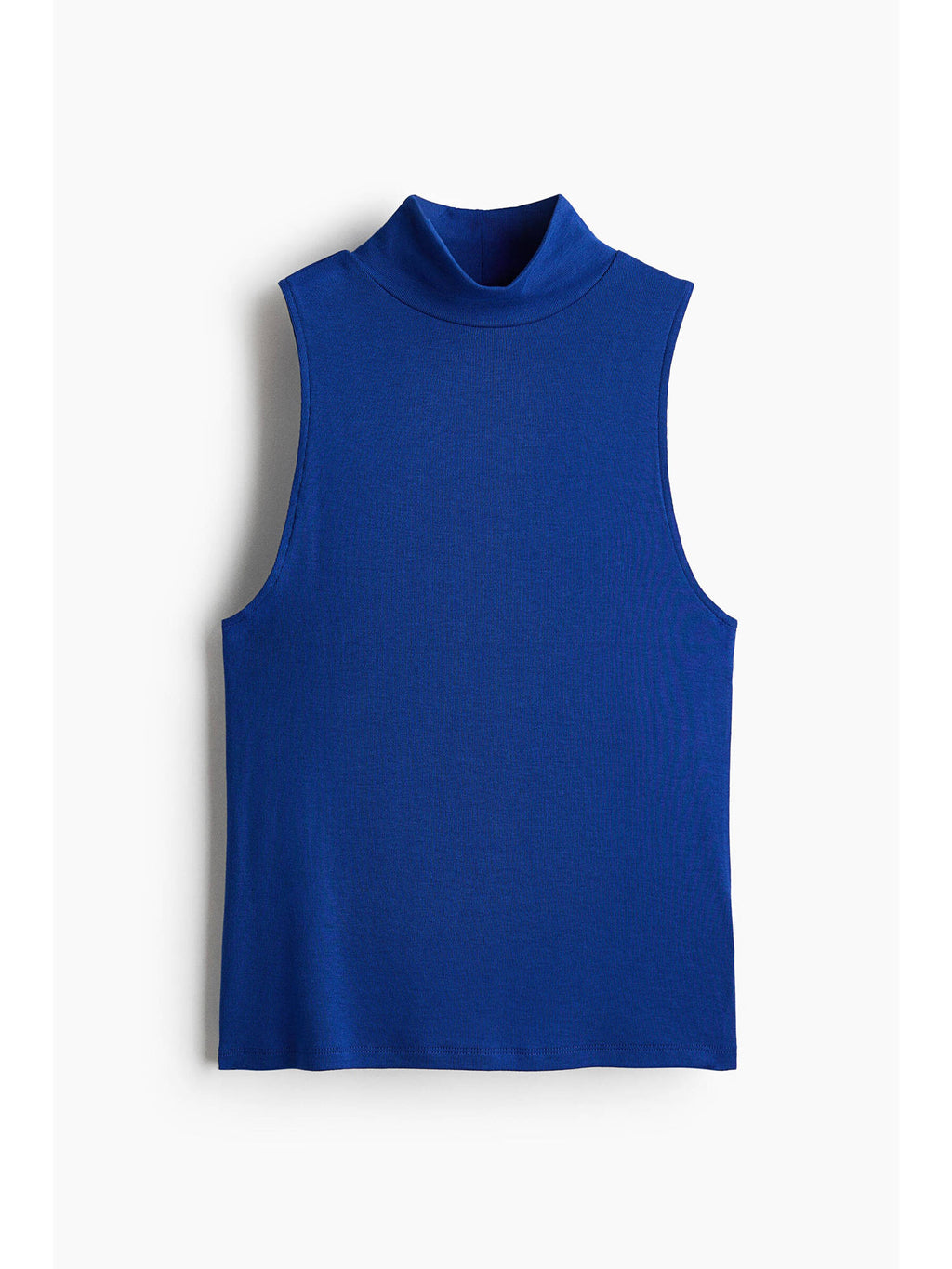 Women Blue Turtleneck vest top | CT61 - view 5