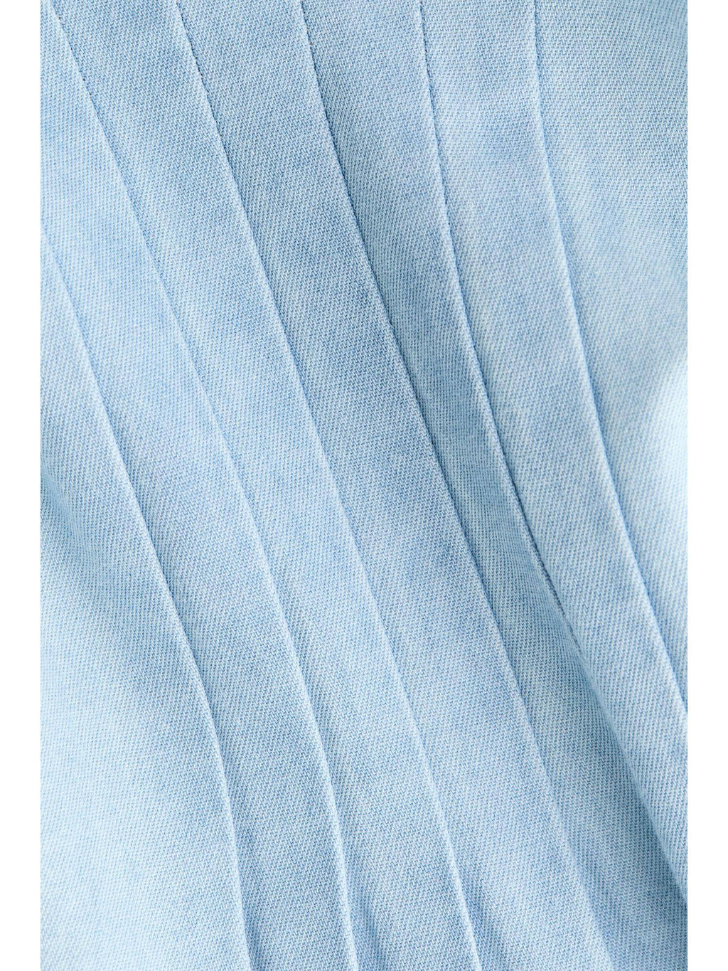 Women Blue Waisted Denim Blouse | S67 - view 5