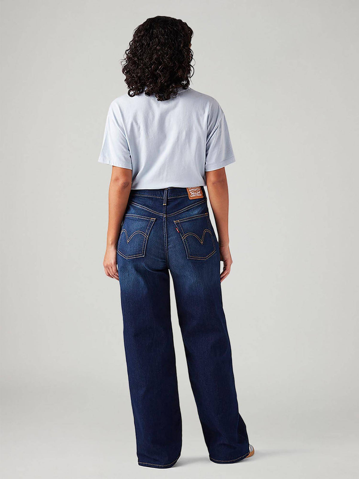 Women Dark-Blue Comfortable Fit Mid Rise Jeans | RF89 - view 4