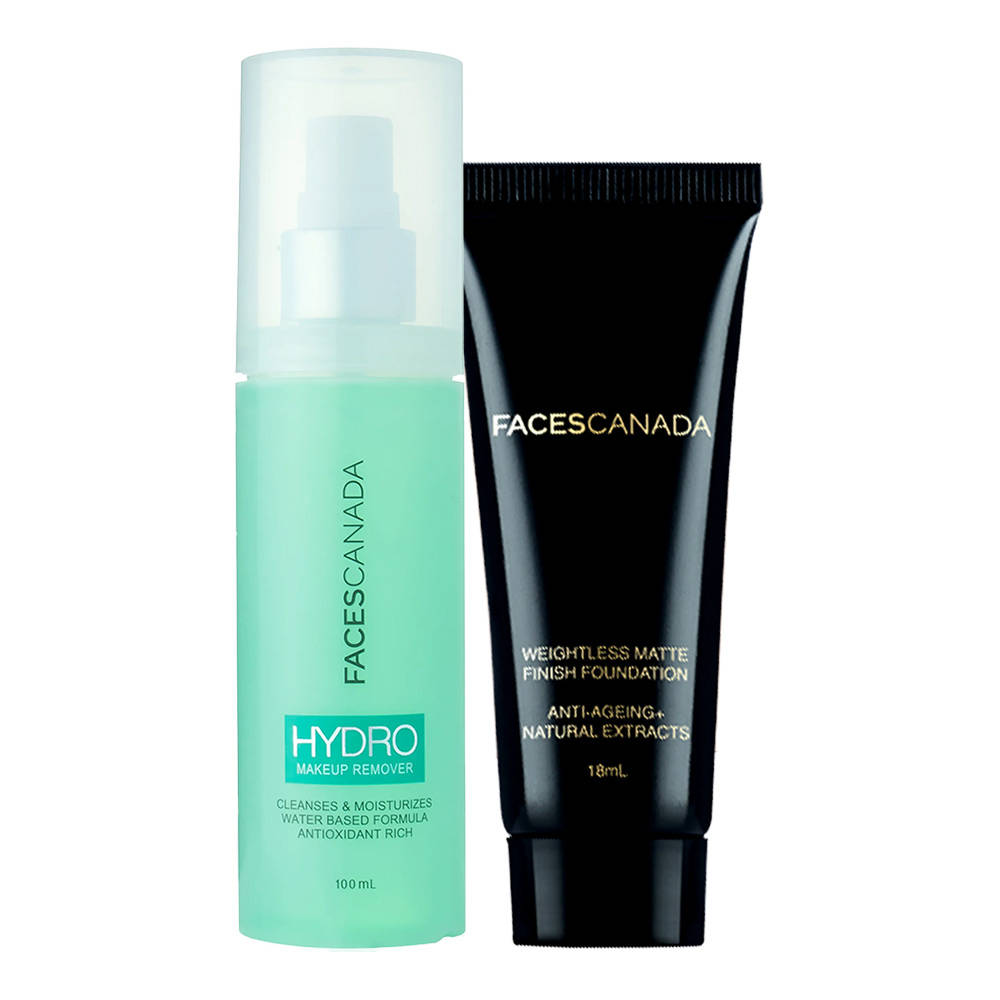 Face Combo - Makeup Remover + Weightless Foundation (Natural) | F14 - view 1