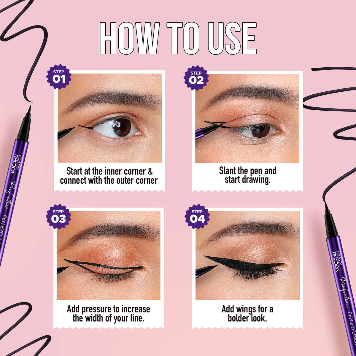 Perfection Waterproof Pen Eyeliner | E20 - view 6