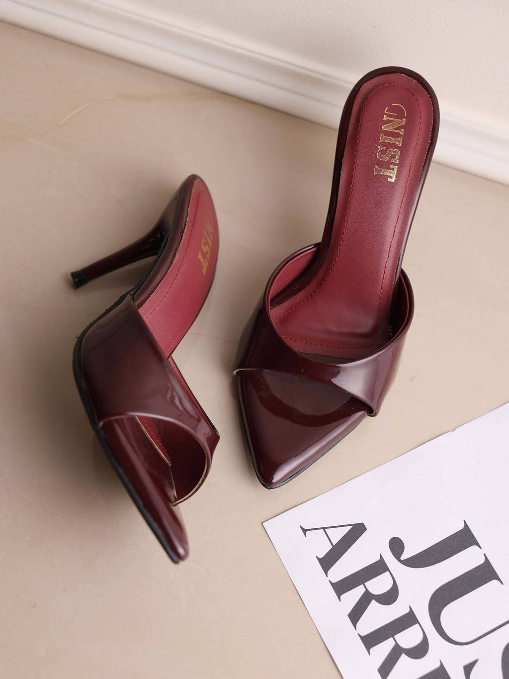 Classic Pointed Toe Red Stilettos | H78 - view 56
