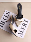 Classic Pointed Toe Cherry Maroon Stilettos | H78 - view 24