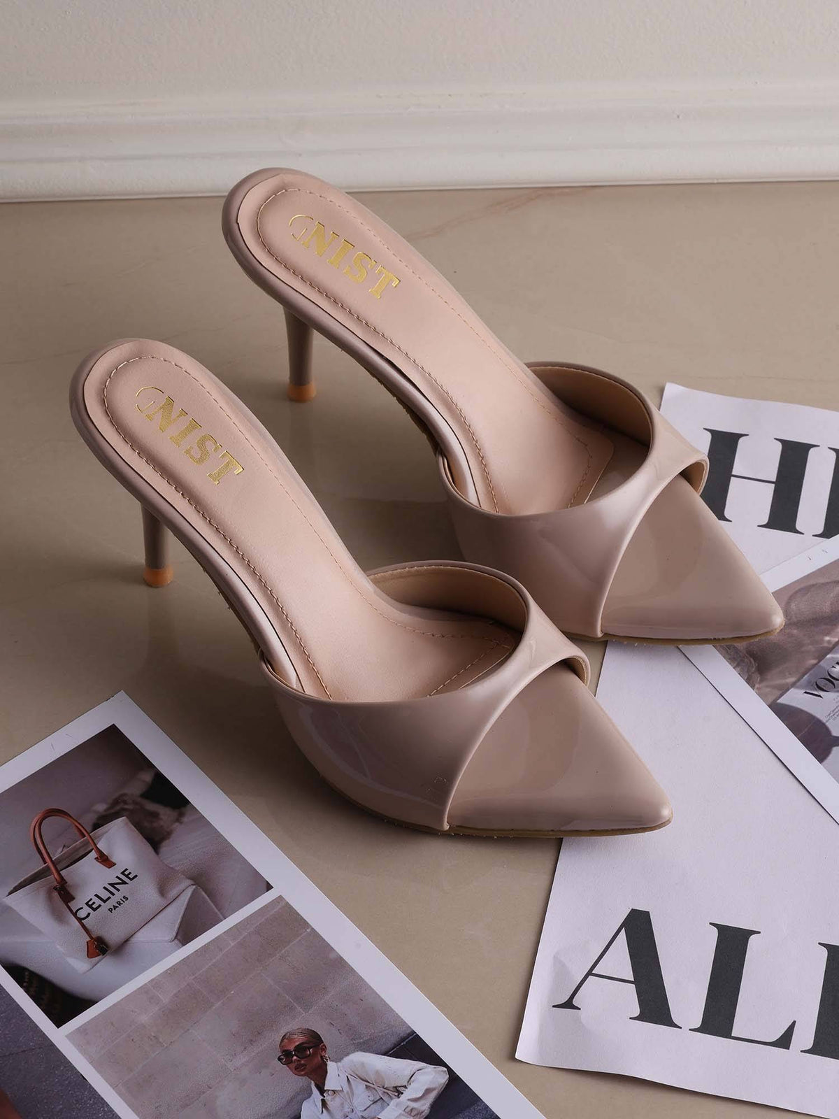 Classic Pointed Toe Brown Stilettos | H78 - view 40