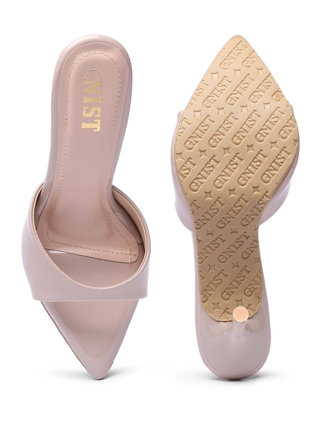 Classic Pointed Toe Beige Stilettos | H78 - view 7