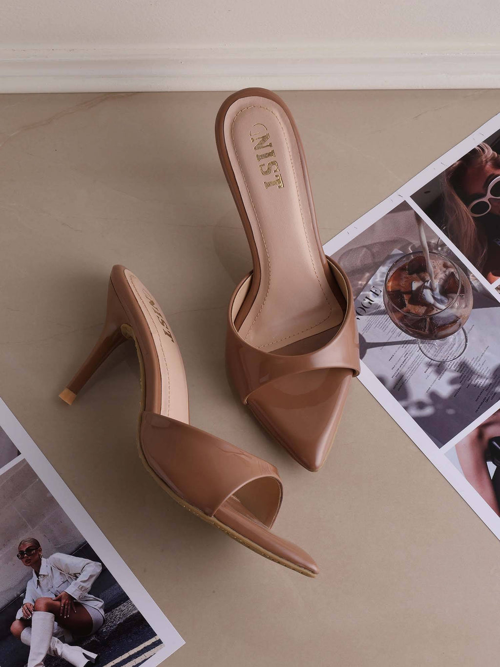 Classic Pointed Toe Cherry Maroon Stilettos | H78 - view 32