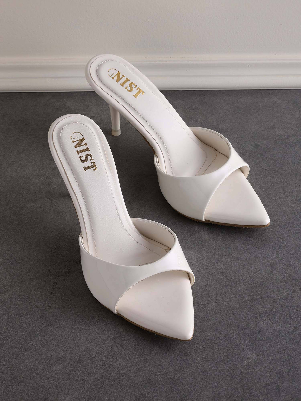 Classic Pointed Toe Beige Stilettos | H78 - view 16