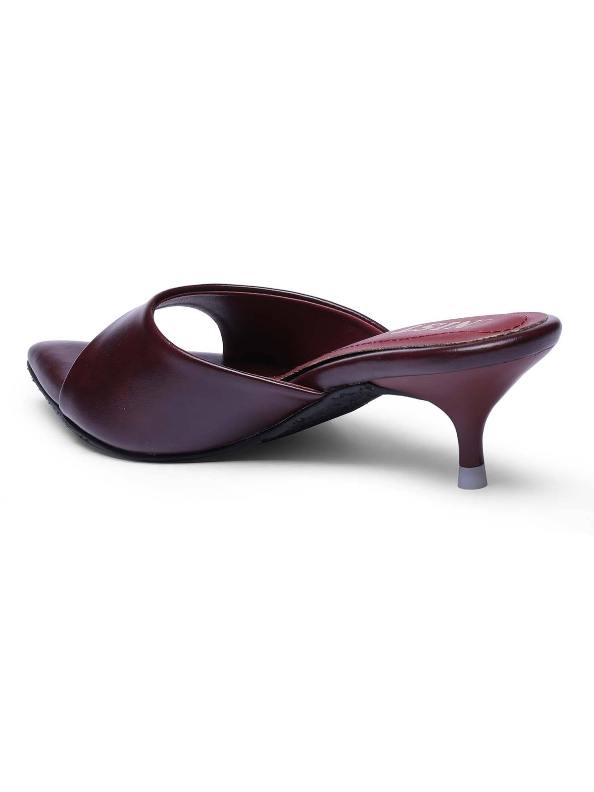 Comfortable Pointed Toe Beige Kitten Heels | H78 - view 40