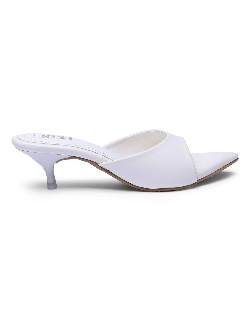 Comfortable Pointed Toe Tan Kitten Heels | H78 - view 20