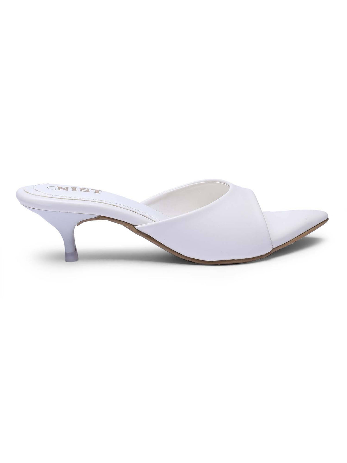 Comfortable Pointed Toe Tan Kitten Heels | H78 - view 20