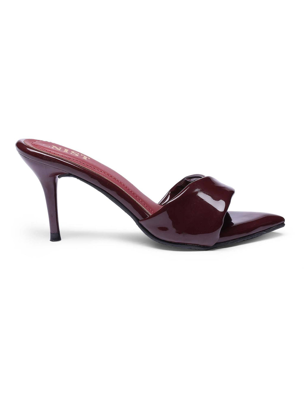 Pointed Toe Twisted Strap Gold Stilettos | H78 - view 54