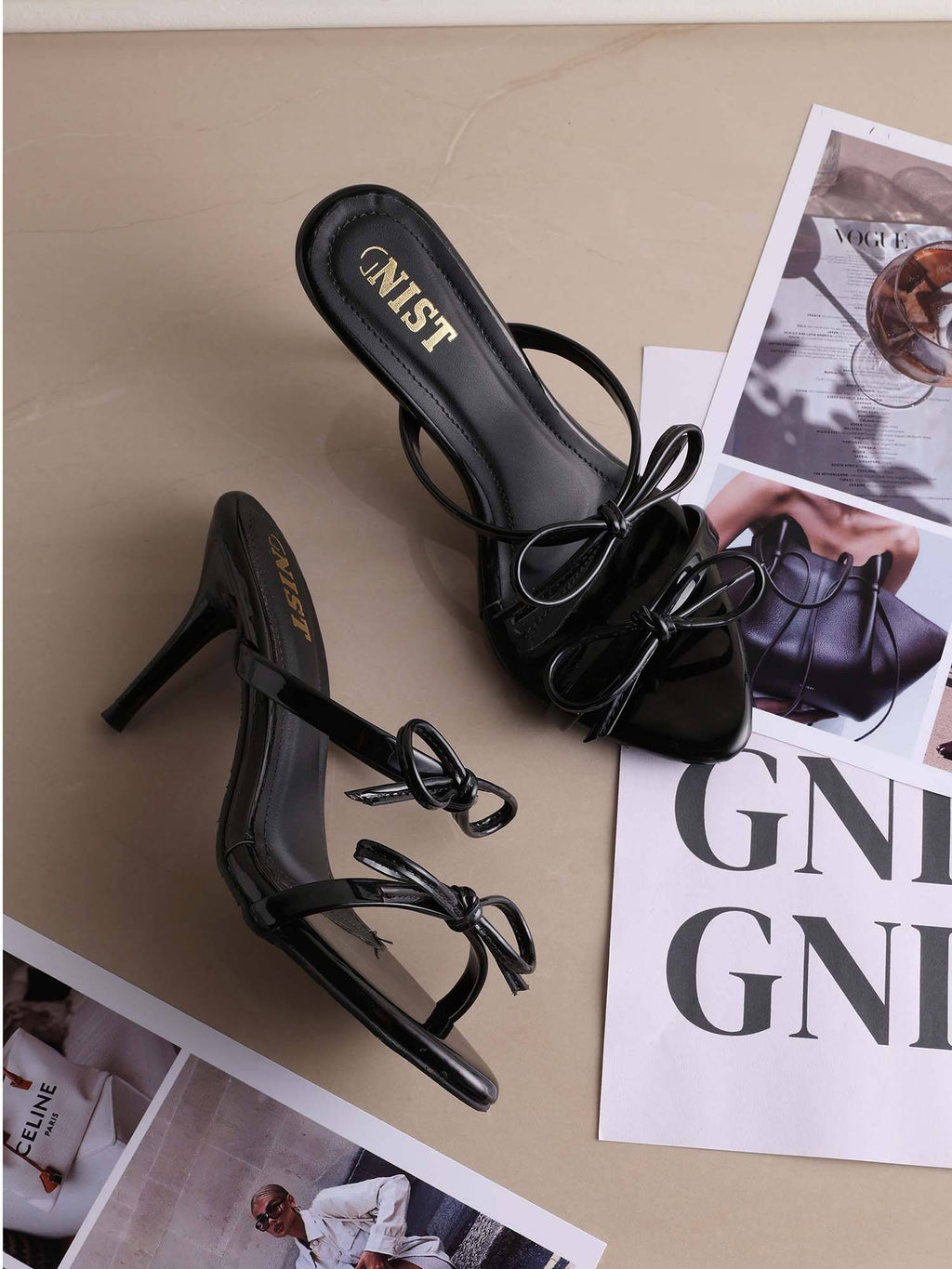 Double Bow Brown Stilettos | H78 - view 17
