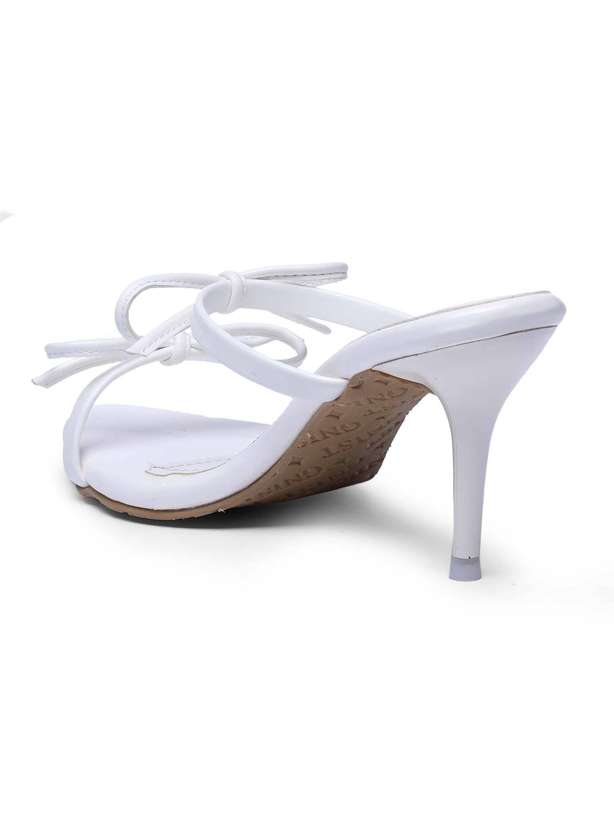 Double Bow Cherry Maroon Stilettos | H78 - view 21