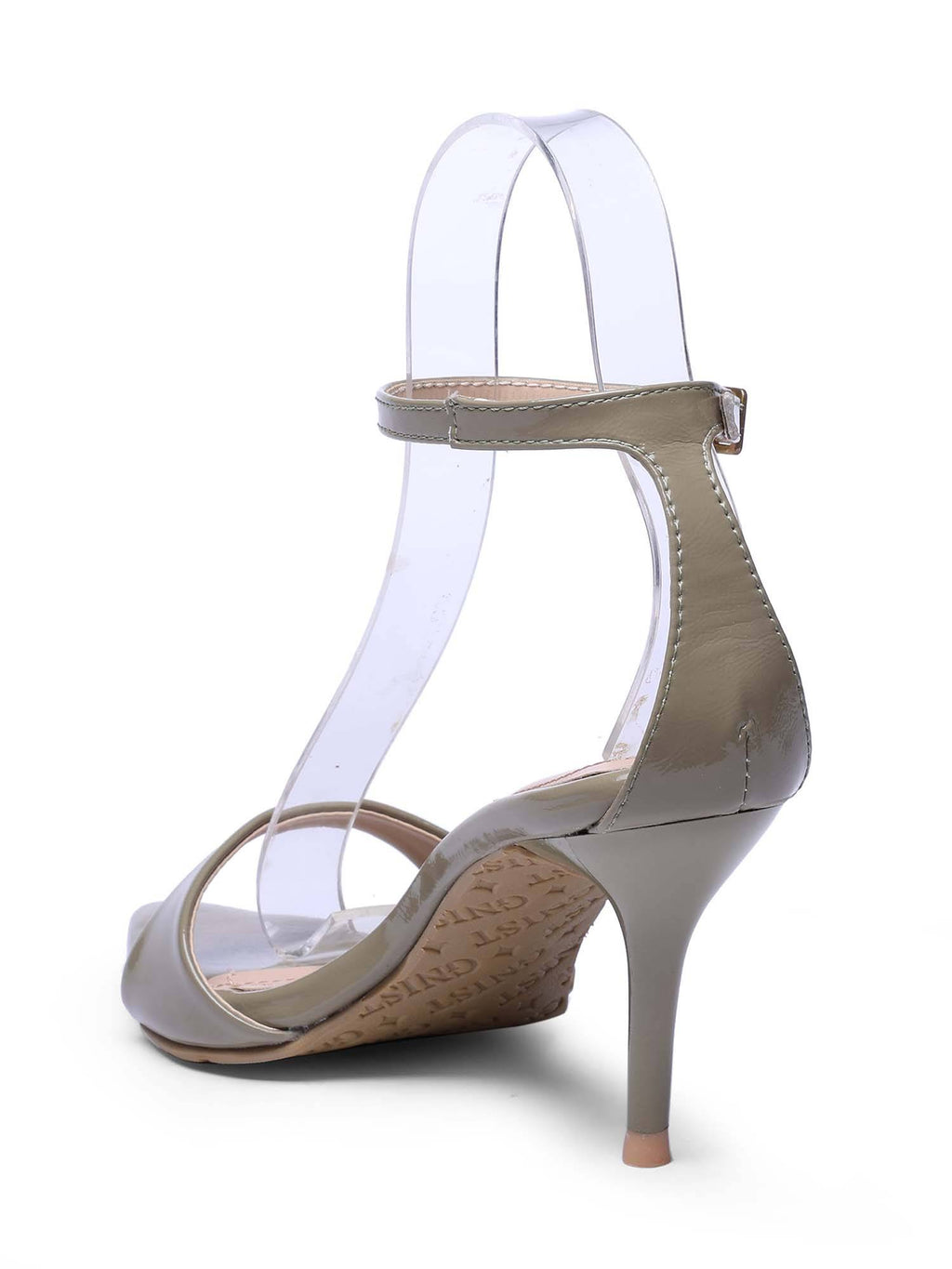 Pointed Toe Ankle Strap Black Stilettos | H78 - view 19