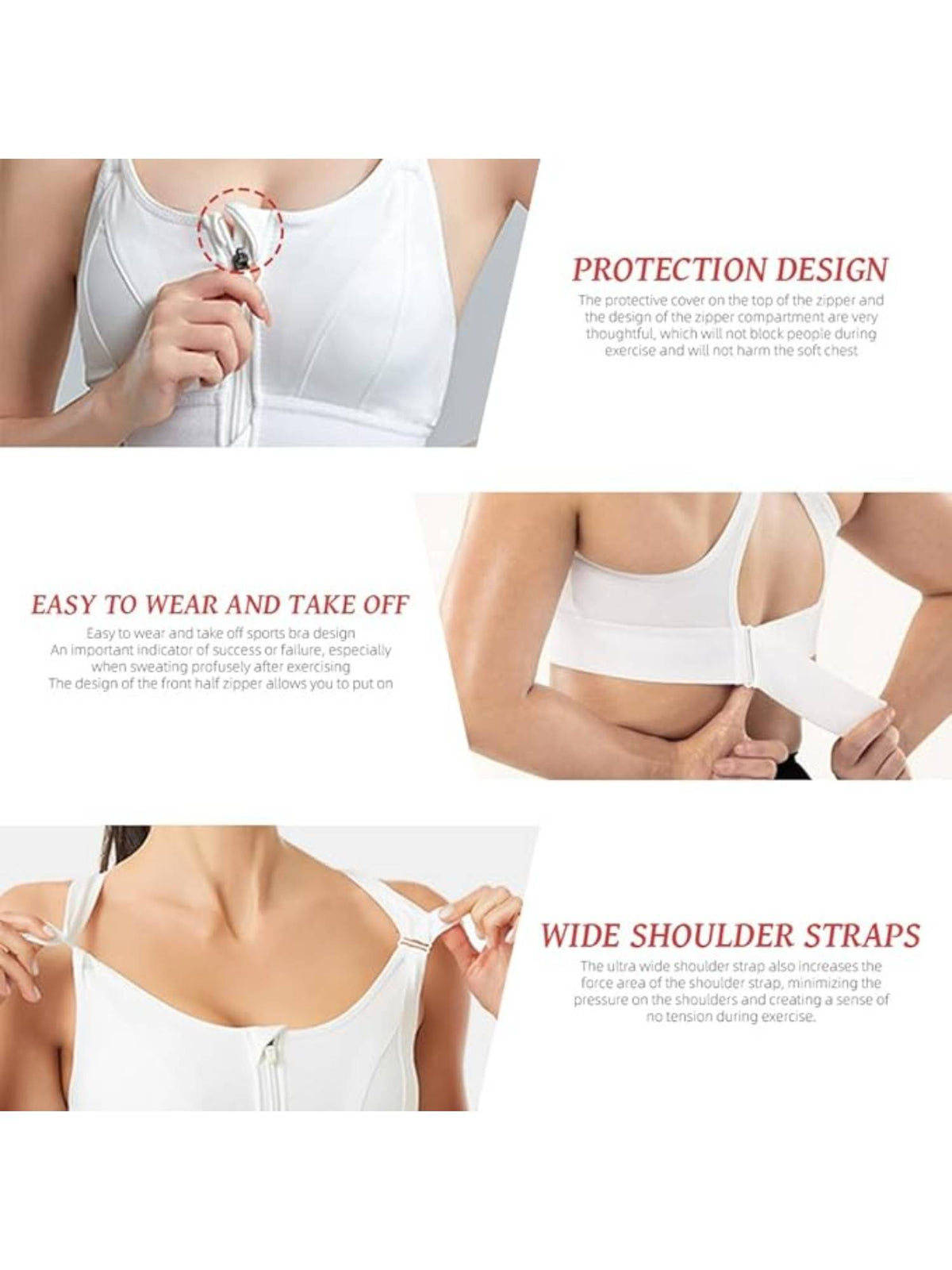 Womens High-Impact Velcro Sports Bra Green | sb09 - view 11