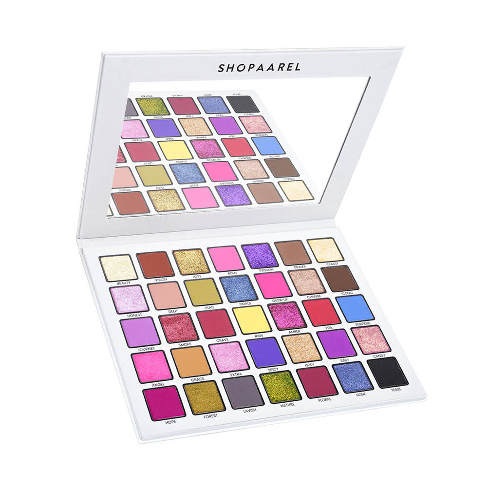 Spectrum-1 35 Color Eyeshadow Palette, Blendable Mattes,Zero Fallout | E20 - view 1