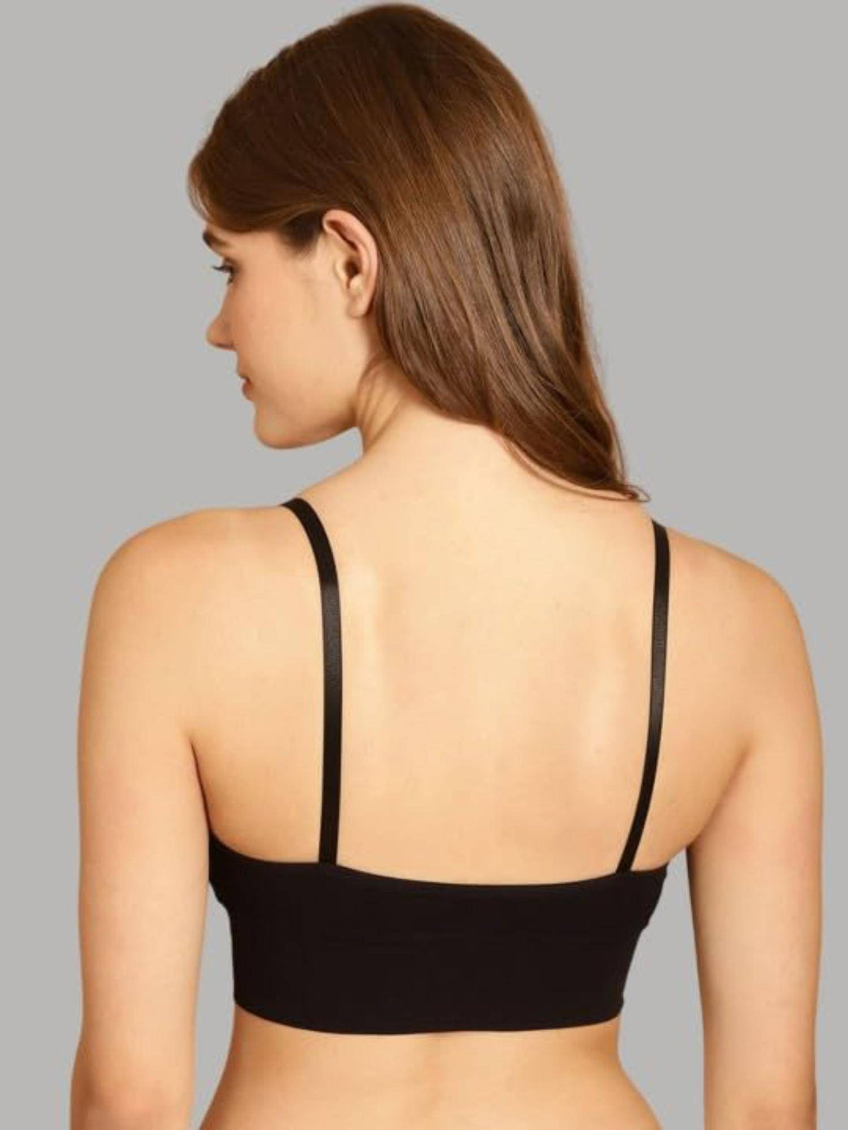 Women Cotton Padded Bra Everyday Workout Bralette Multi-Color (Pack of 3) | sb09 - view 6