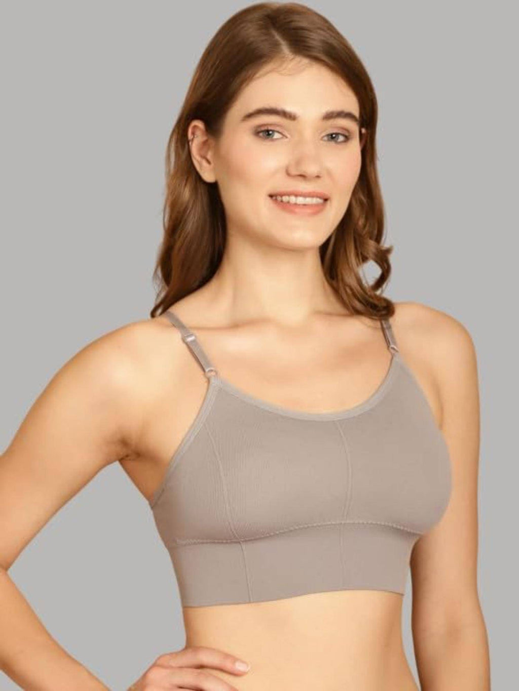 Women Cotton Padded Bra Everyday Workout Bralette Multi-Color (Pack of 3) | sb09 - view 7