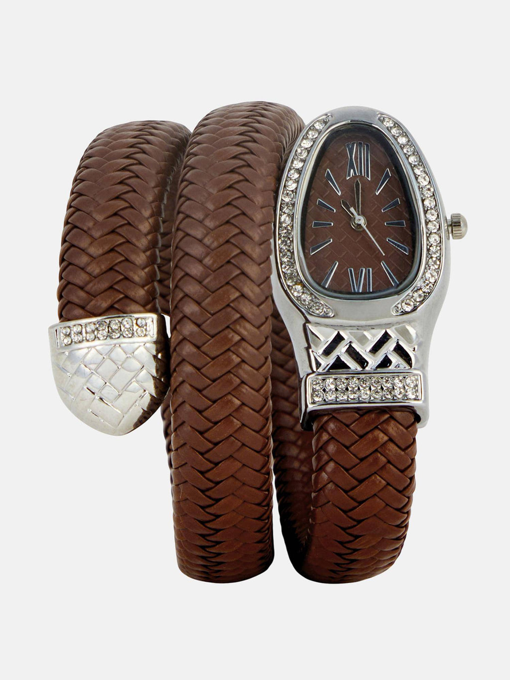 Women Oval Bracelet Silver Dial Analog Watch - | W92 - view 8