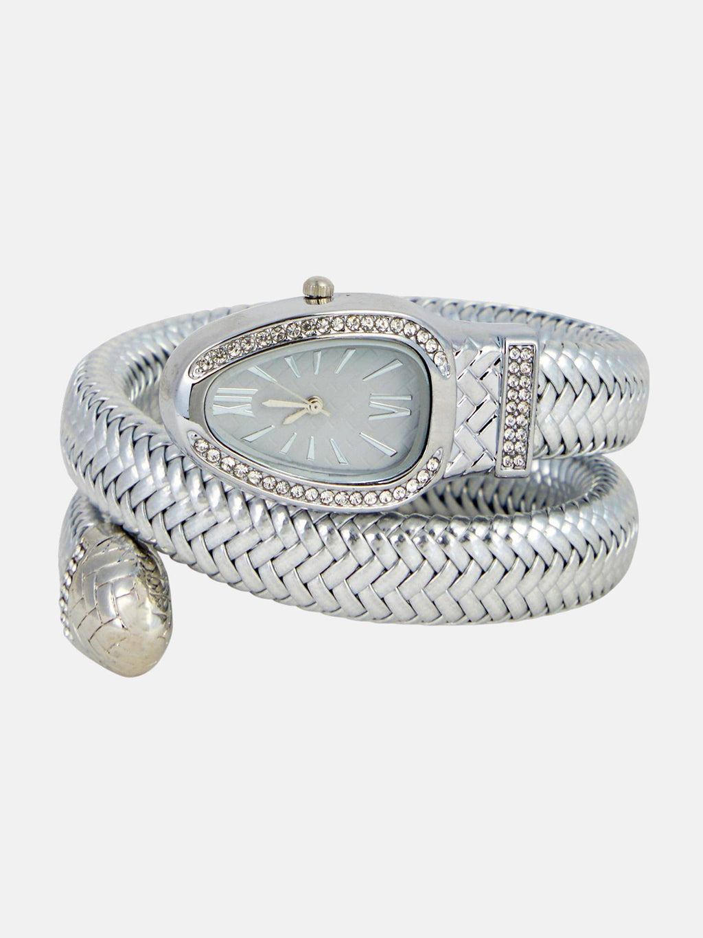 Women Oval Bracelet Silver Dial Analog Watch - | W92 - view 5