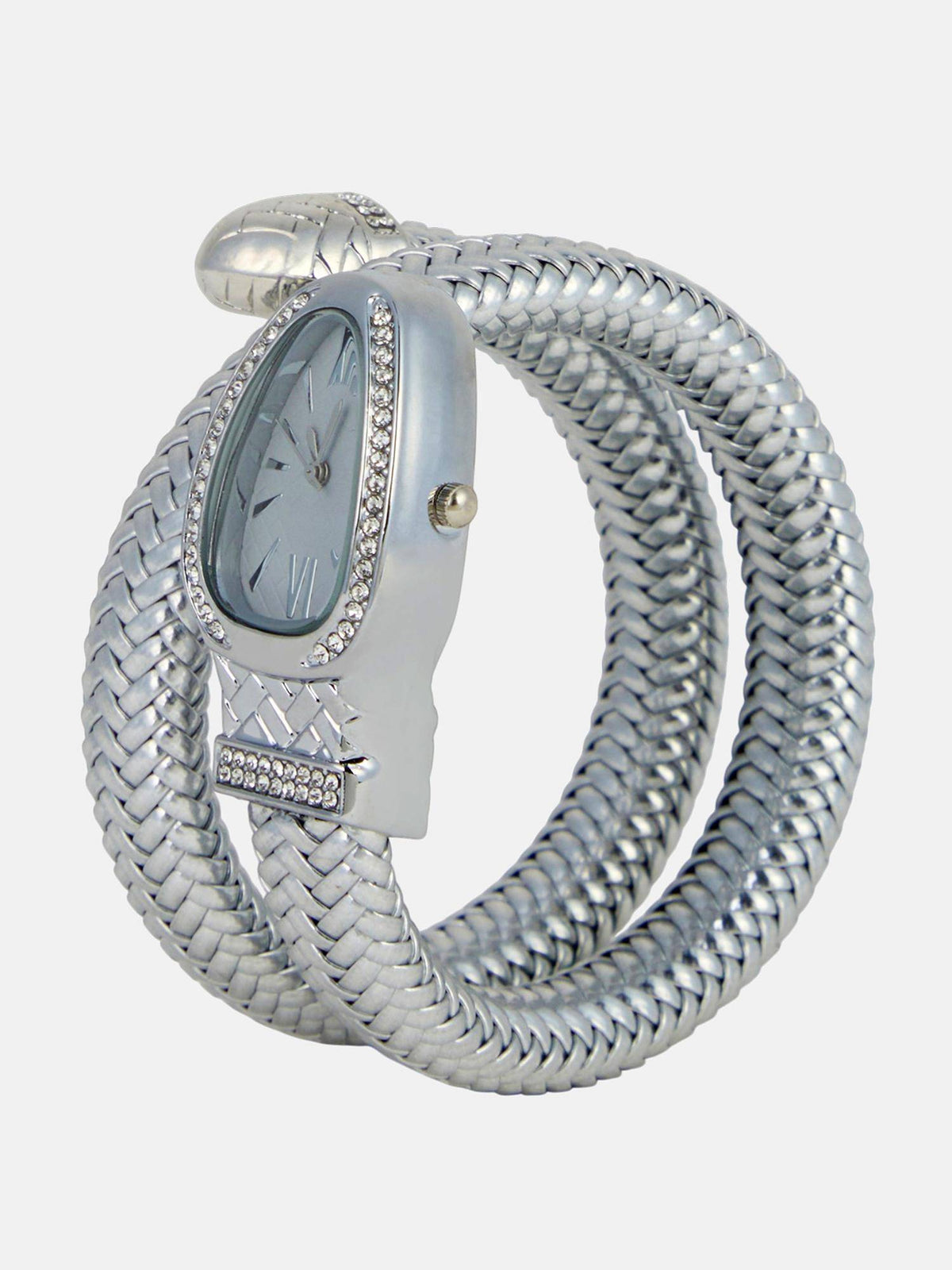Women Oval Bracelet Silver Dial Analog Watch - | W92 - view 7