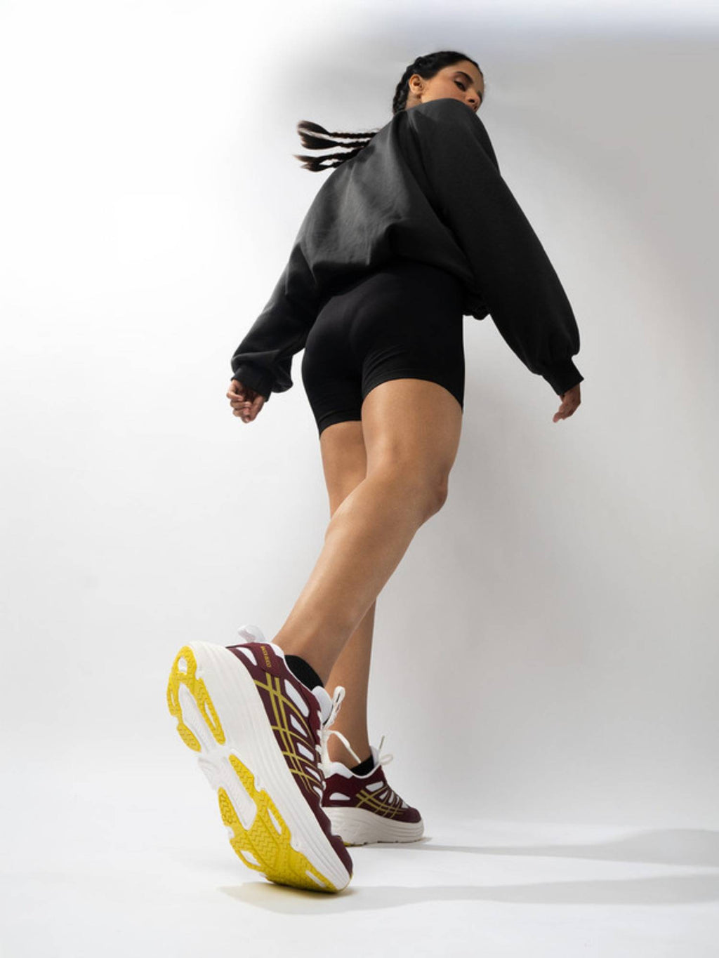 RUNWAY Women Red Running Shoes | SH9 - view 2
