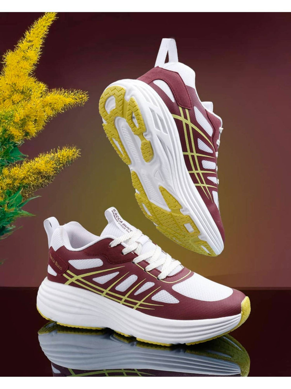 RUNWAY Women Red Running Shoes | SH9 - view 6
