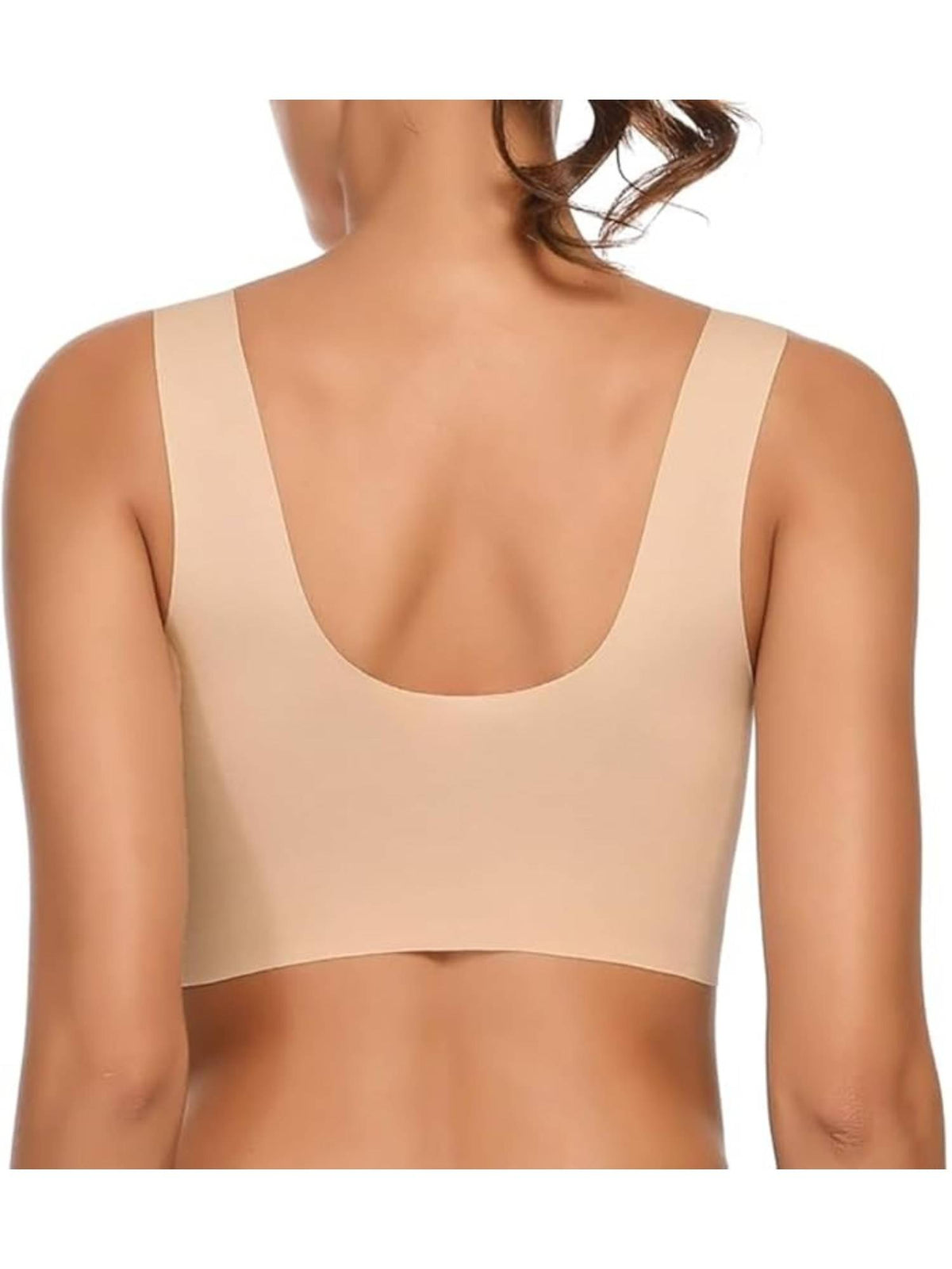 Women Grey Full Coverage Seamless Pushup Every Day Bralette Sporta Workout Bra | sb09 - view 11