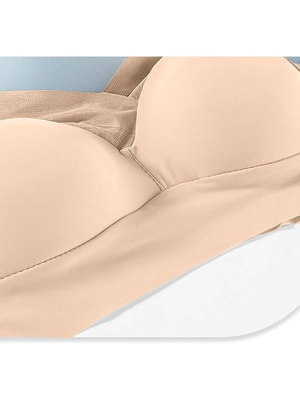 Women Grey Full Coverage Seamless Pushup Every Day Bralette Sporta Workout Bra | sb09 - view 12