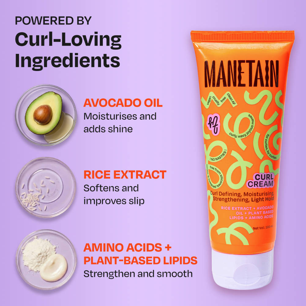 Curl Cream For Curly & Wavy Hair - Hydrating, Frizz Control, Curl Definition & Soft | H85 - view 5