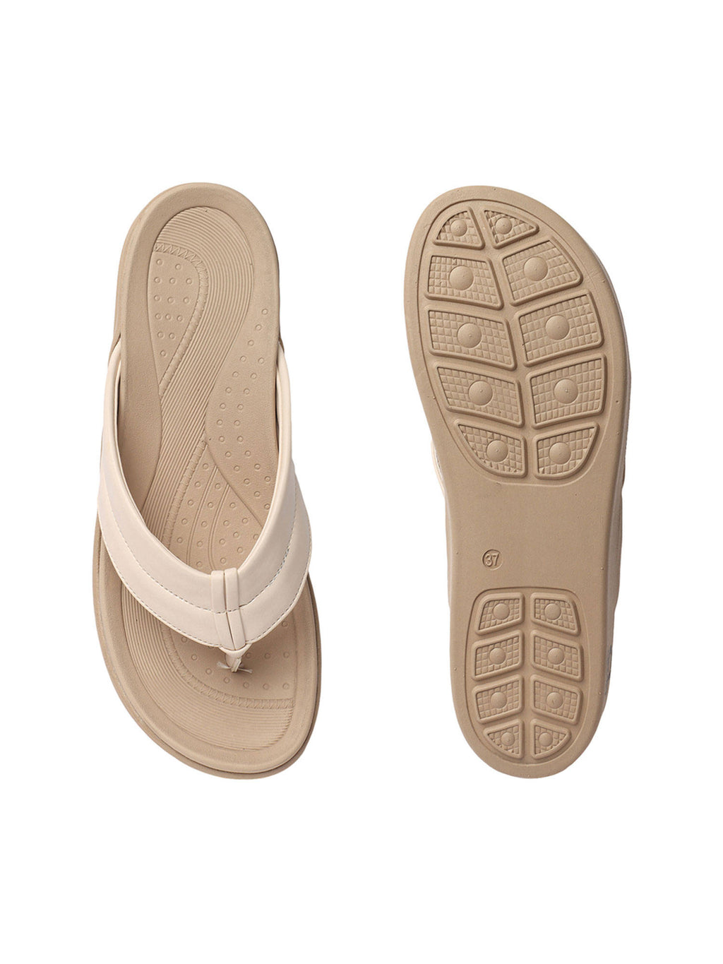 Cream Stylish Sandals | SD89 - view 6