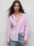 Pink Stripes Cotton Shirt | S67 - view 1