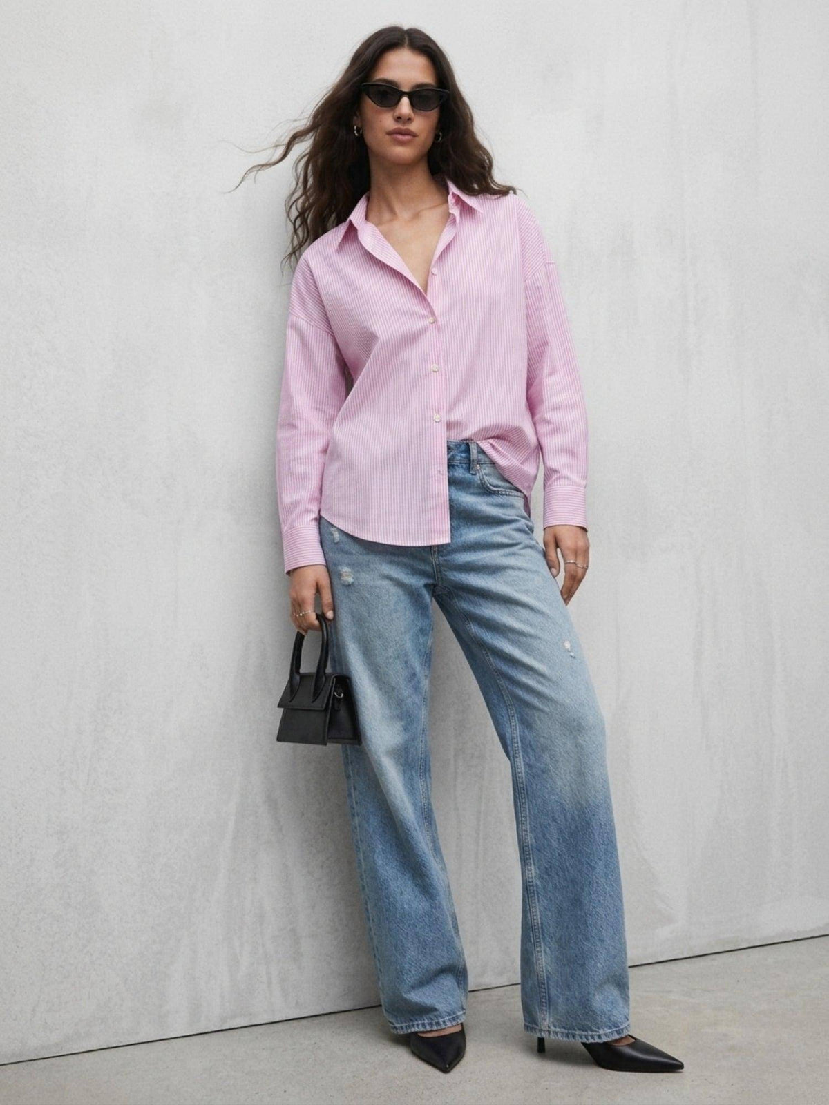 Pink Stripes Cotton Shirt | S67 - view 4