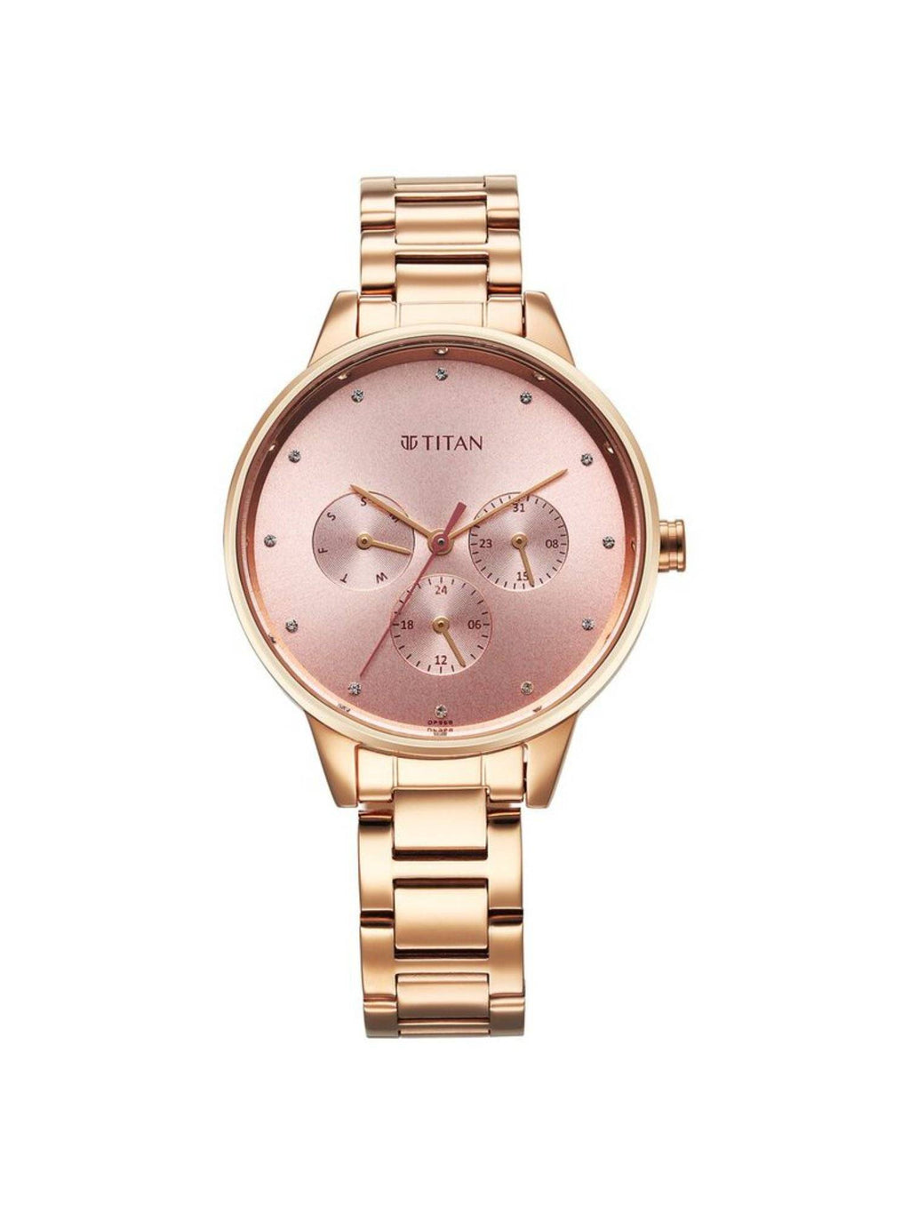 Women Razzle Dazzle Pink Dial Stainless Steel Watch - 2648WM08 | W92 - view 1