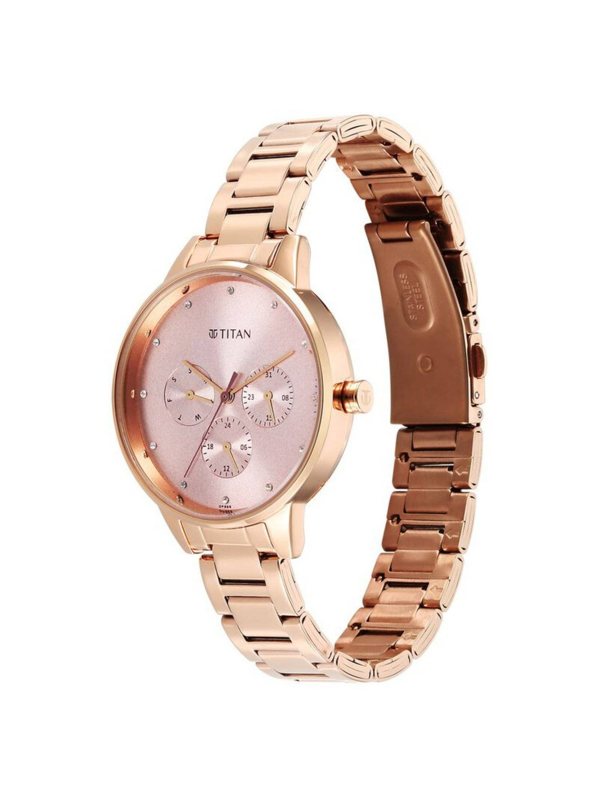 Women Razzle Dazzle Pink Dial Stainless Steel Watch - 2648WM08 | W92 - view 3