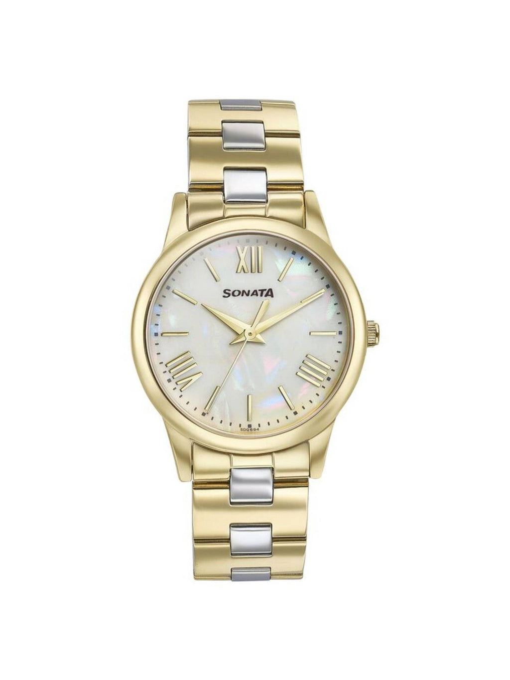 Women Glam Gold White Dial Stainless Steel Watch - 87061BM01W | W92 - view 1