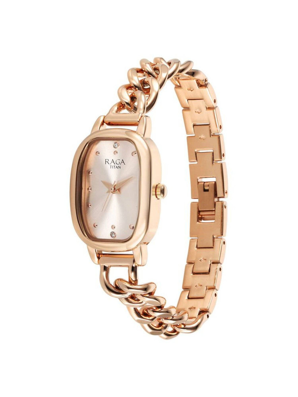 Women Raga Showstopper 2.0 Rose Gold Dial Brass Watch - 95309WM01 | W92 - view 3