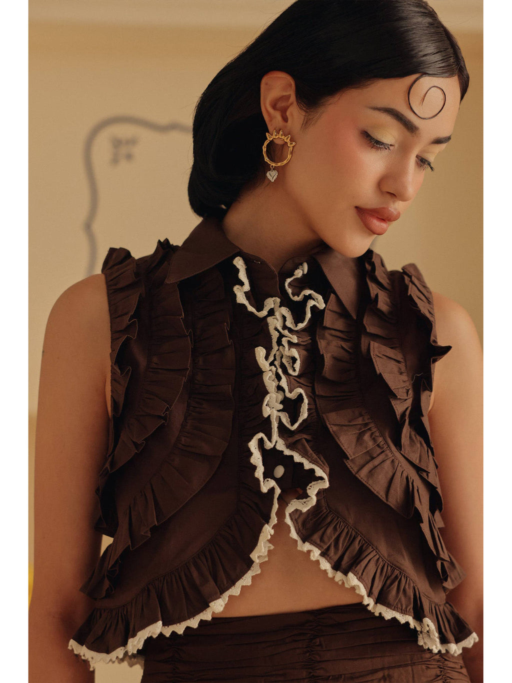 Brown Cioccolata Top | CT61 - view 3